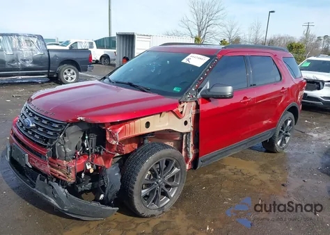 2017 Ford Explorer Xlt z USA, uszkodzony, nr VIN 1FM5K8D82HGC75267